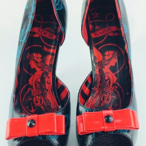 Iron first peep toe heels - Picture 3 of 4